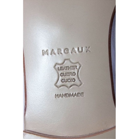 Margaux Womens Classic Round Toe Ballet Flats Suede Ivory Size 42 12 A (Narrow) - Picture 5 of 5